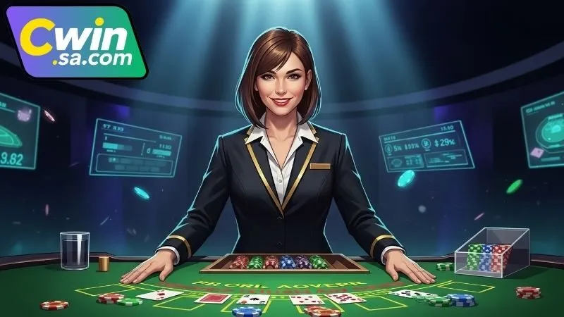 Các trò chơi casino live dealer hấp dẫn tại CWIN