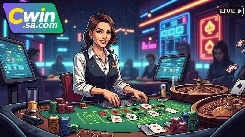 Ưu điểm khi chơi casino live dealer tại CWIN