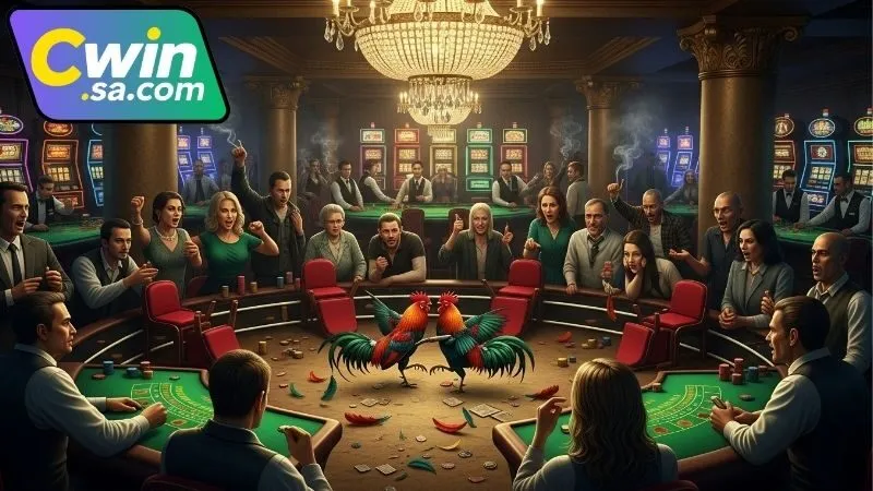 Ưu điểm khi xem đá gà trực tiếp bên casino tại CWIN